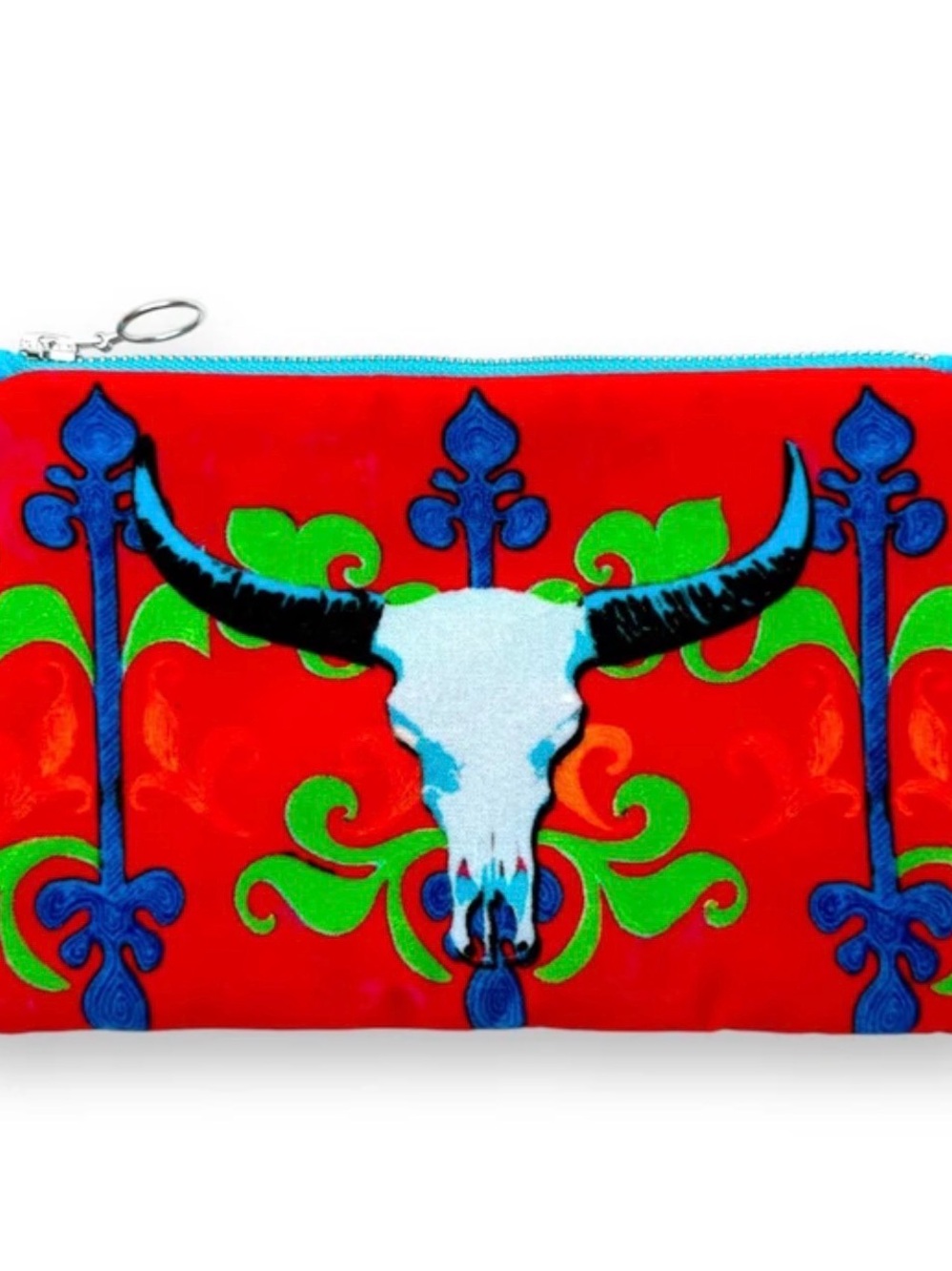 Velvet Longhorn Clutch